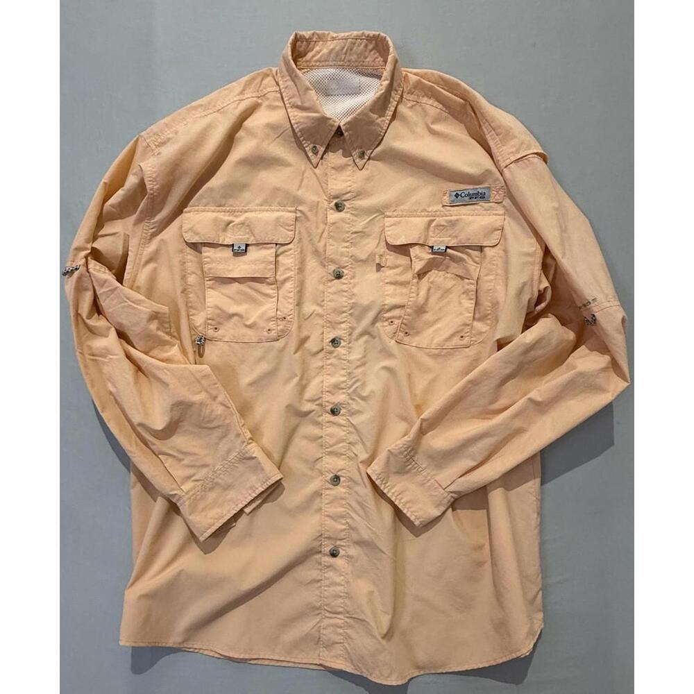 Columbia PFG Bahama II Shirt Mens 2XL Long Sleeve Fishing Button Up Outdoors